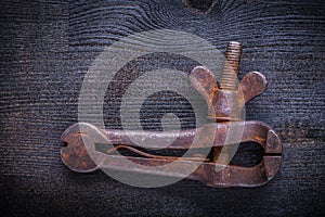 Old clamp on vintage board