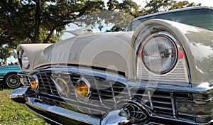 Old classic american car detail