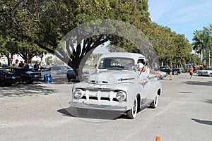 Old classic american truck