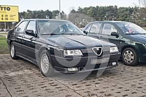 Classic old Alfa Romeo Gia Pininfarina T Spark 16V parked