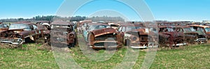 Old Classic Car, Cars, Junkyard