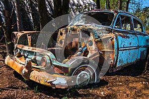 Old Classic Car, Junk Yard