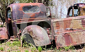 Old Classic Pickup Truck, Junkyard