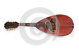 Mandolin on white background