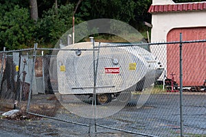 Classic teardrop camper