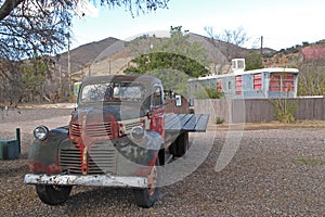 Old classic vintage truck in Arizona, USA
