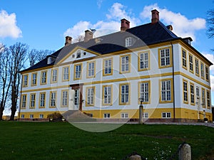 Old classical style manor house Fyn Funen Denmark