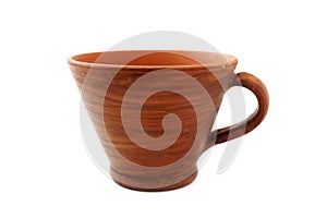 Old clay mug