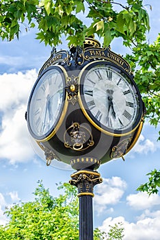 Old clock in Bucharest downtown