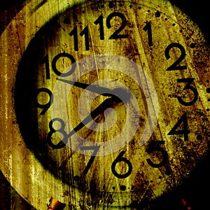 Old clock face