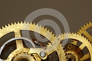 Old clock gears