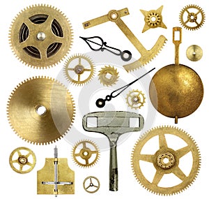 Old Clock Parts