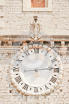 Old clock in Sibenik