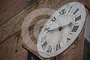 Old Clock in Siena, Italy