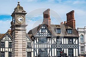 Old clock tower in Clapham. London, England photo