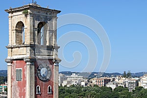 Old clock tower Corfu town
