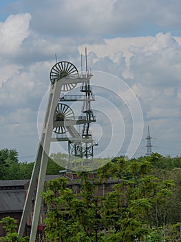 Old coal mine in the ruhr aerea photo