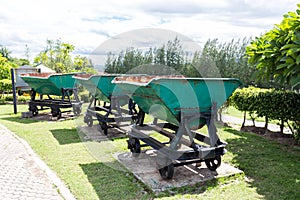 Old Coal Mine Machinery at maemo thailand