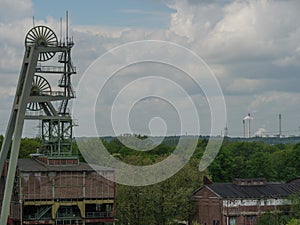 Old coal mine in the ruhr aerea