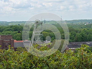 Old coal mine in the ruhr aerea