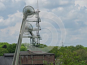 Old coal mine in the ruhr aerea