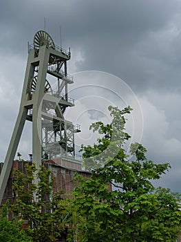 Old coal mine in the ruhr aerea photo