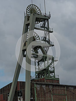 Old coal mine in the ruhr aerea photo