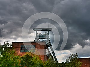 Old coal mine in the ruhr aerea photo