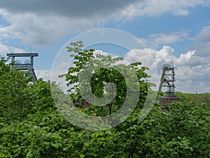 Old coal mine in the ruhr aerea photo