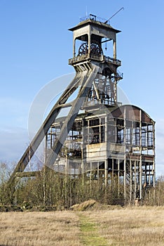 Old coal mine shaft