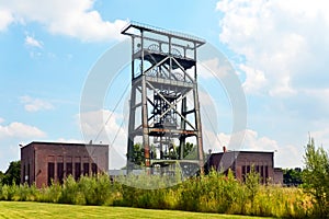 Old coal mine tower