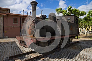 Old Coal Steam Locomotive