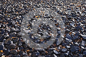 Old cobblestone road