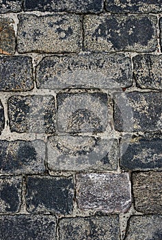 Old cobblestone road for background or texture