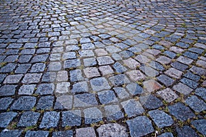 Old cobblestone street