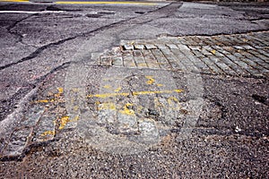 Old cobblestone street