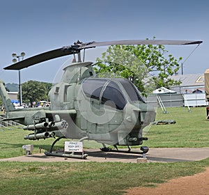 Old Cobra attack helicopter