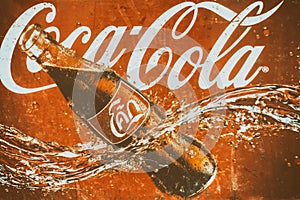 Old coca-cola sign
