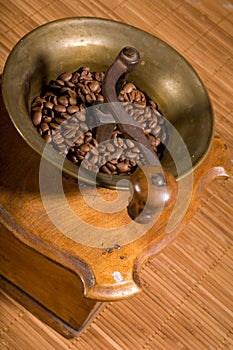 Old coffee grinder