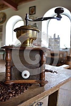 Old coffee grinder