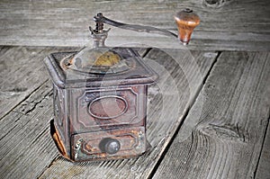 Old coffee grinder