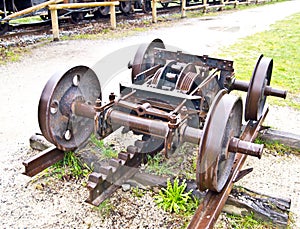 Old cog train gear part