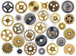 Old Cogs Isolated