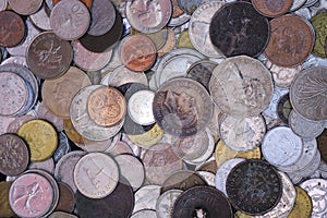 Old coins Background, Ancient coins currency