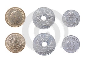 Old coins Danmark photo