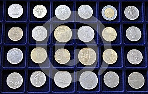 Old coins and numismatic