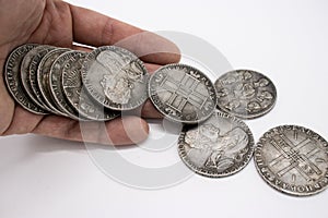 Old coins of Tsarist Russia