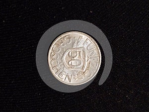 Old collectable coin photo