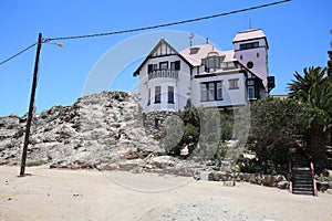 Old colonial building in luderitz