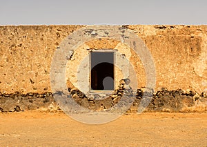 Old colonial buildings Casa de los Coroneles in La Oliva on Fue photo